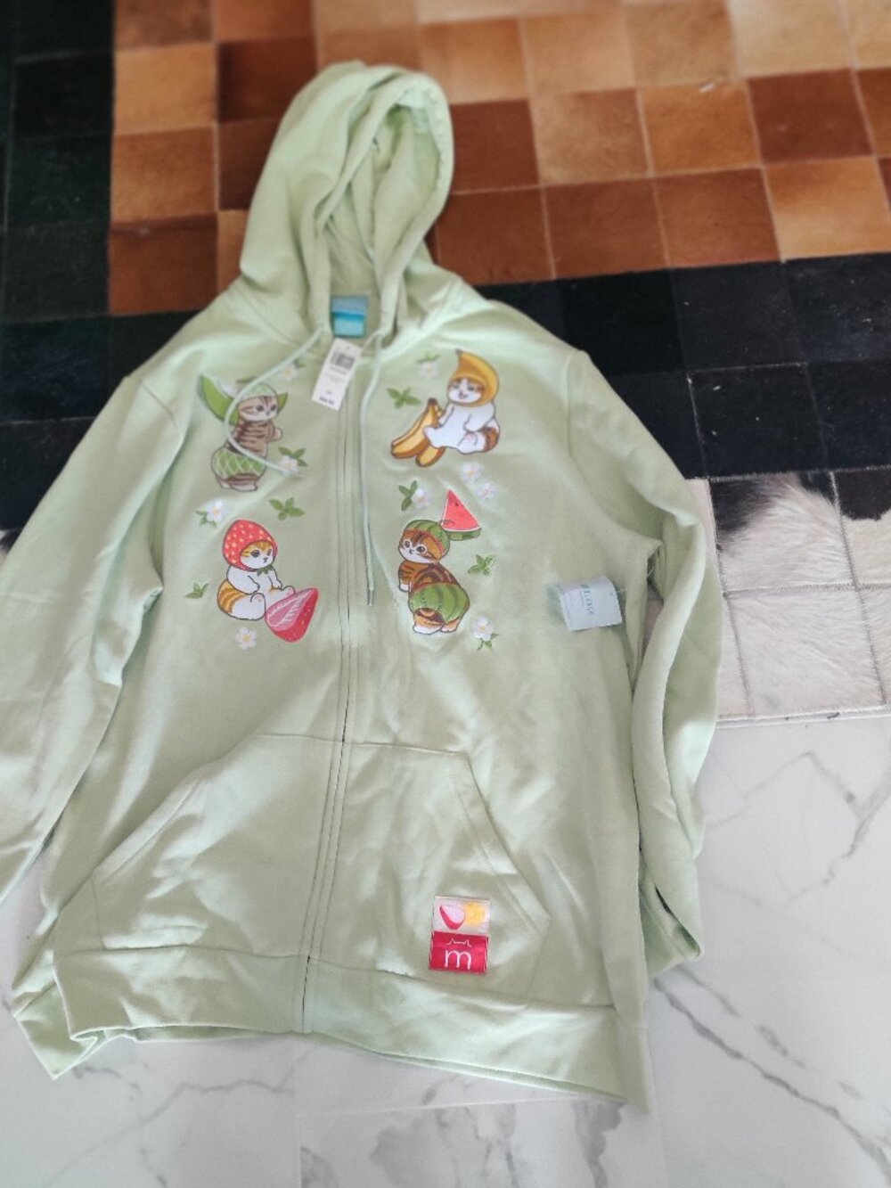 Her Universe Mofusand Fruit Cats sweatshirt size 2x New
